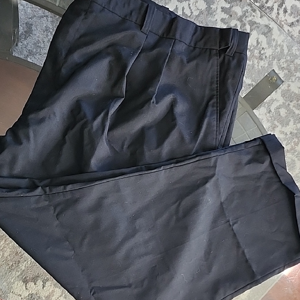 Big And Tall Comfort Zone Men's Black Dress Trousers Worn Once